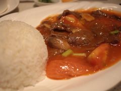 番茄牛肉饭-香港新发烧腊茶餐厅(书城店)