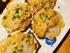 粉丝扇贝-路边摊小炉子烧烤