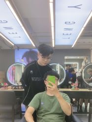 点击看大图 -藤野造型烫发染发