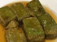 菜汁豆腐-巫记鸡饭店