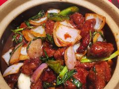 啫啫雪花牛粒-恭喜上堓砂锅焗·海鲜大排档(闵行龙湖店)