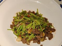 芹菜香菜炒牛肉-桂满陇天书(南京德基旗舰店)