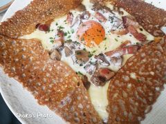 鸡蛋蘑菇熏肉荞麦可丽饼-RAC BAR(安福路店)