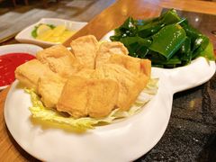 海带苗拼包浆豆腐-纸盐河码头火锅(十八梯店)