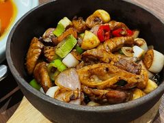 紫苏黑椒啫肠头-港丽餐厅(正大店)