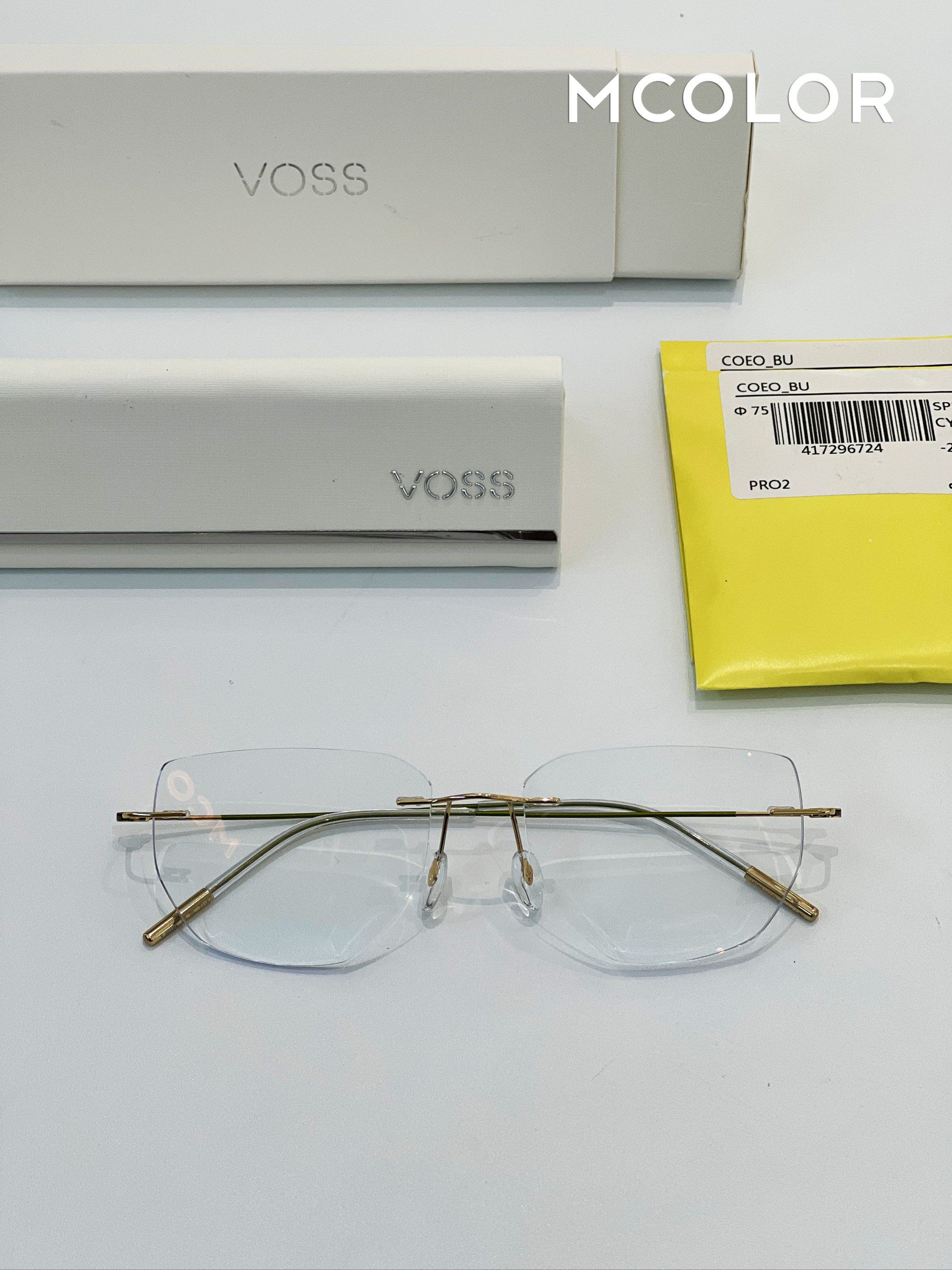 高级感无框眼镜 voss