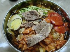 -吉林延边牛肉汤饭，大冷面