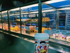 面包甜点陈列柜-LELECHA乐乐茶(新街口大洋店)