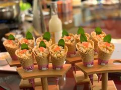 甜筒牛油果沙拉-锦上中式酒馆(南内环店)