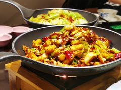 香锅鱿鱼须-小菜园新徽菜(苏州繁花中心店)