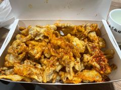 椒盐蘑菇-海荣锅贴馆(五味十字店)