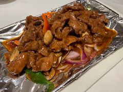 铁板蚝油牛肉-乾隆美食·本帮菜(黄河路店)