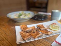 盐烤罗威三文鱼皮-千羽鹤海鲜居酒屋Bistro(大望路店)