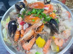 海鲜猪骨煲-凤城康记饭店