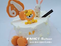 -卡比儿童蛋糕·心意定制·低脂零卡糖动物奶油FancyBALLOON(滨海店)