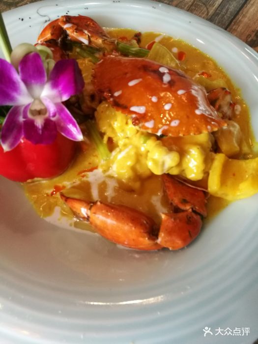 阿莉雅泰夫人泰国餐厅(奥体中心店)泰皇咖喱膏蟹图片 - 第1张