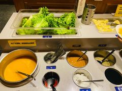 自助调料区-一品诚记烤肉(大连柏威年购物中心店)