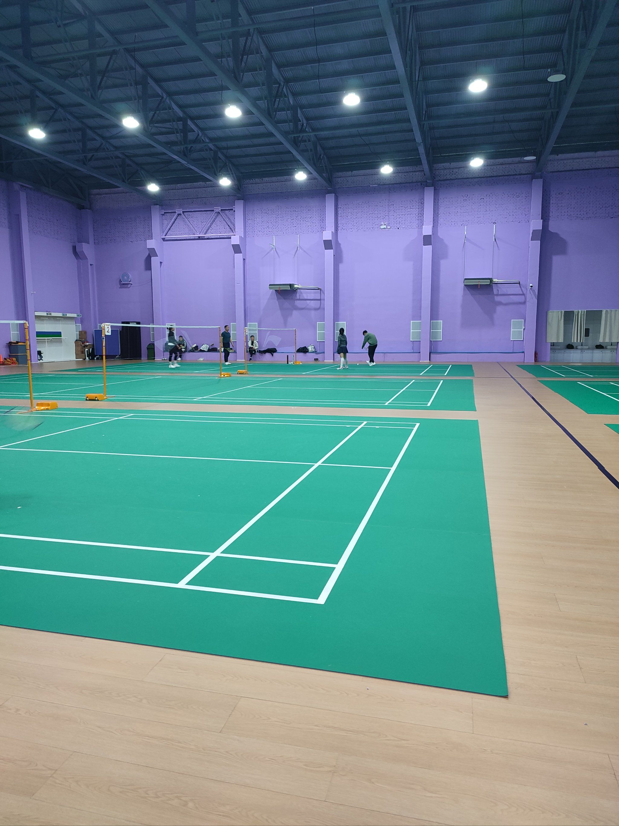 室内球场的运动热