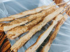 童年鸡肉串-老红桥炸灌肠牛肚锅烧烤(定福庄店)