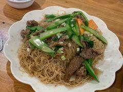 芥蓝牛肉盖米粉-南记食粥坊·宵夜大排档(莲花总店)
