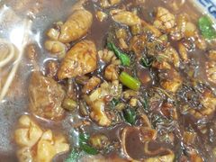 大肠墨鱼双浇面-福海面馆(阳曲店)