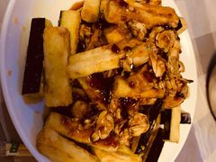 蛤蜊肉拌茄子-华春餐馆(鱼山路店)