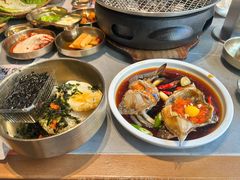 -草家酱蟹炭火烤肉店(珲春南路一店)