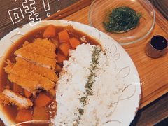 咖喱炸猪排堤坝饭-Ginko银子(青龙街店)