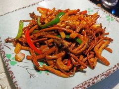 茶树菇炒鱼柳-鱼神·脆肉鲩 全鱼宴(西乡店)