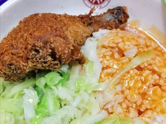 鸡腿饭-北京大学-学五食堂