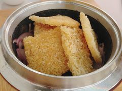 石锅三鲜锅巴-中山国际酒店中餐厅