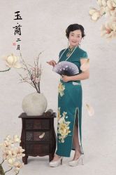-后宫·古装汉服京剧儿童亲子全家福摄影