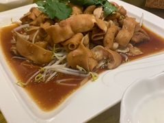 大鹅肠爆炒豉油王豆芽-达濠炒饭·潮汕味道