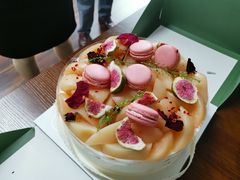 日式白桃淡奶油蛋糕-小苍兰风铃草蛋糕甜品(沈阳店)