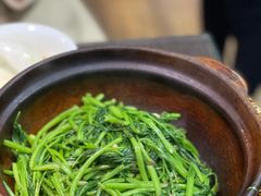 啫啫虾酱空心菜-熠盛粤味·顺德桑拿鸡(永康路店)