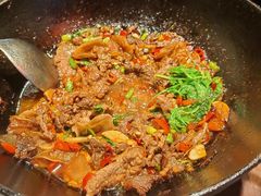 小炒黄牛肉-小隐人家(乐松店)