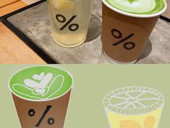 抹茶拿铁-% Arabica阿拉比卡咖啡烘焙工坊