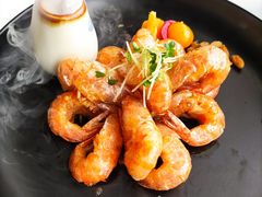 葡萄干油爆虾-阿明小菜·海鲜·上海菜(梅陇店)