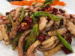 香辣八爪鱼-沿海渔家院蒸汽海鲜·东北菜(东戴河店)