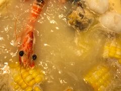 -鲜入围煮花胶鸡海鲜火锅