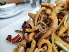 干煸鱿鱼-北戴河庆山饭店·海鲜砂锅粥(北戴河黑石路店)