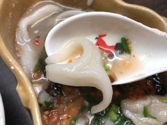 紫菜汤鱼皮饺拼水菱角-老西关濑粉(文明路店)