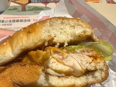 新奥尔良烤鸡腿汉堡-肯德基(丰北路店)