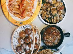 姜葱炒花甲-喜碧海鲜·二十年本土海鲜老字号(上排店)