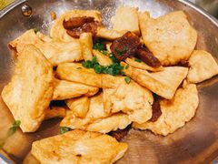 农家豆腐煎咸肉-抱德·潮汕味(敦和店原惠城鱼仔)