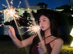 -欢乐海岸椰林沙滩-2025湾区超级灯会
