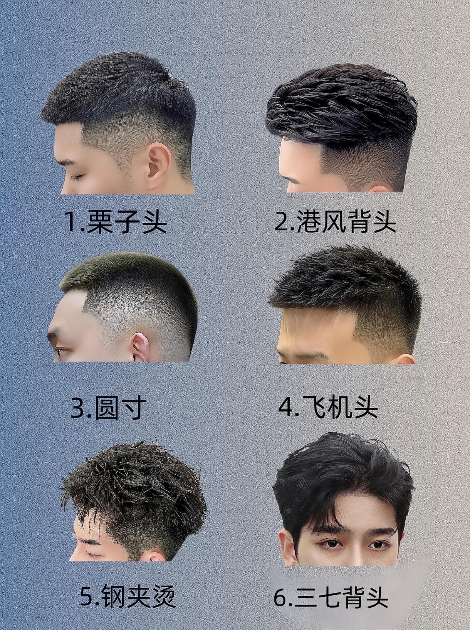 纹理烫·钢夹烫·锡纸烫·摩根烫·微分碎盖·束