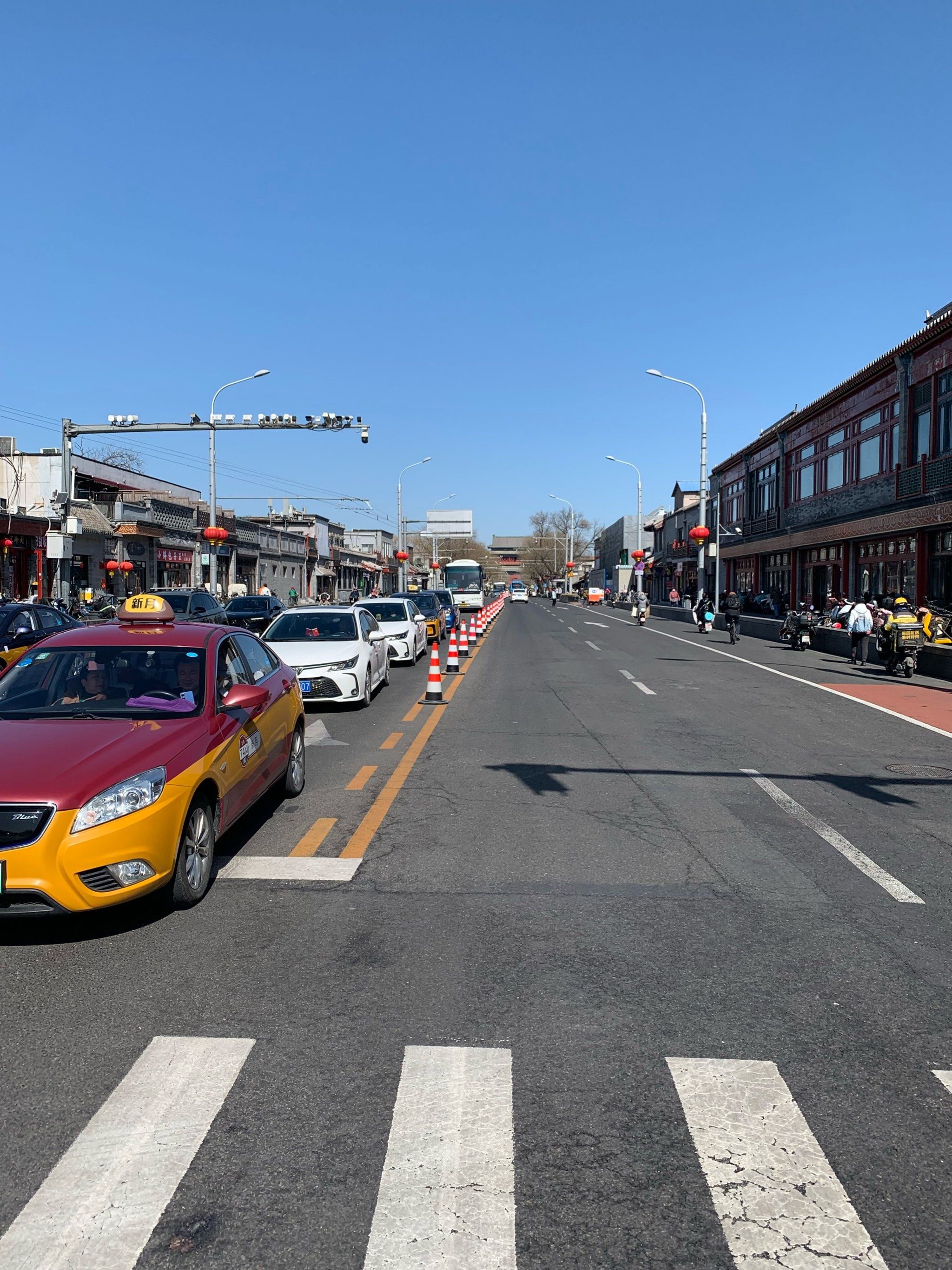 地安门路口至鼓楼路西