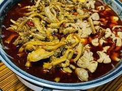 -老红桥炸灌肠牛肚锅烧烤(定福庄店)