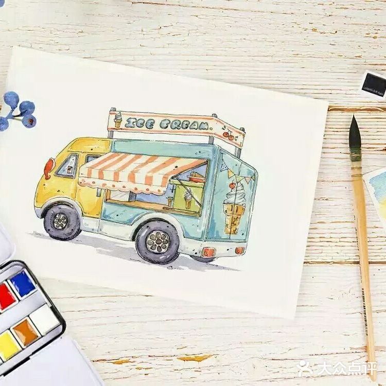 钢笔淡彩为你平凡的小日子增添温暖色彩[糖果]